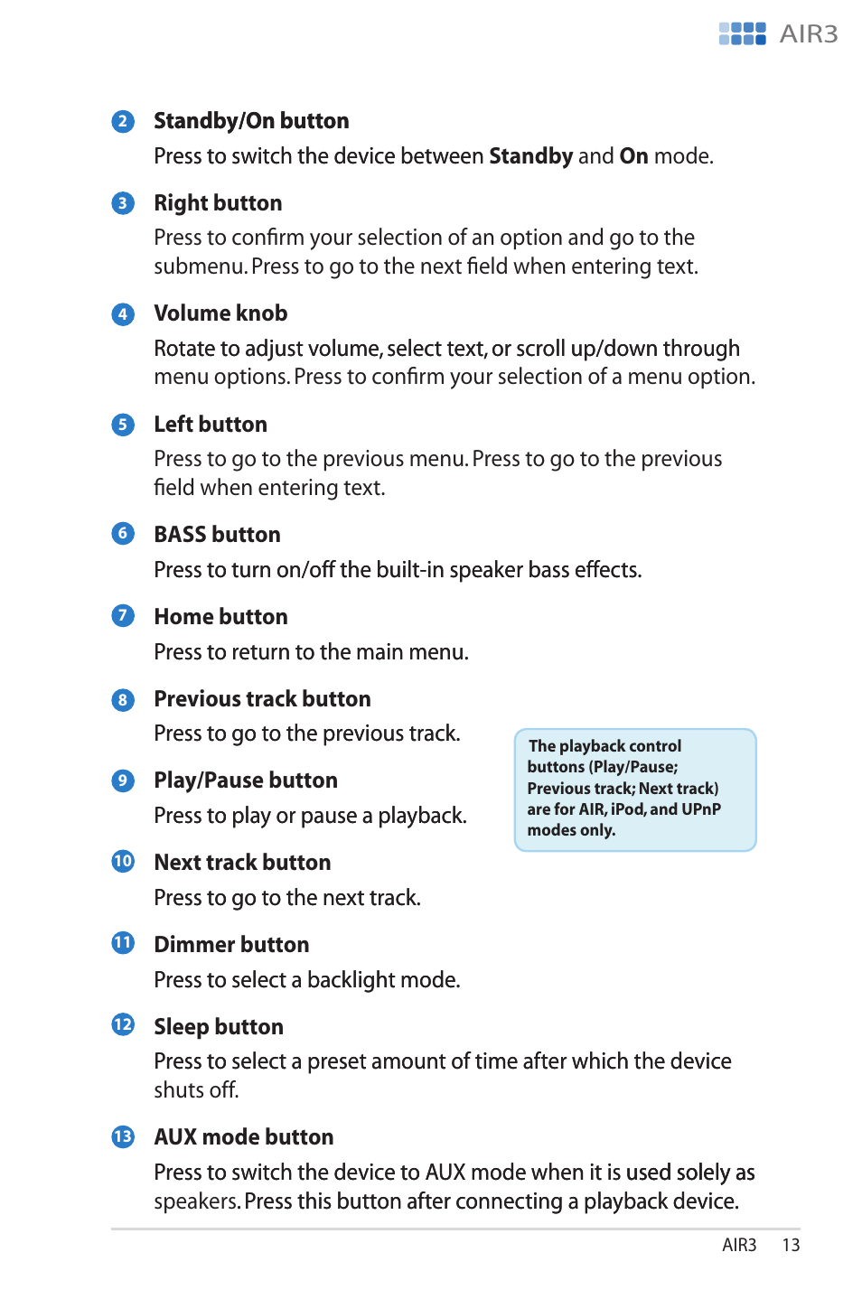 Air3 | Asus AIR3 User Manual | Page 13 / 38