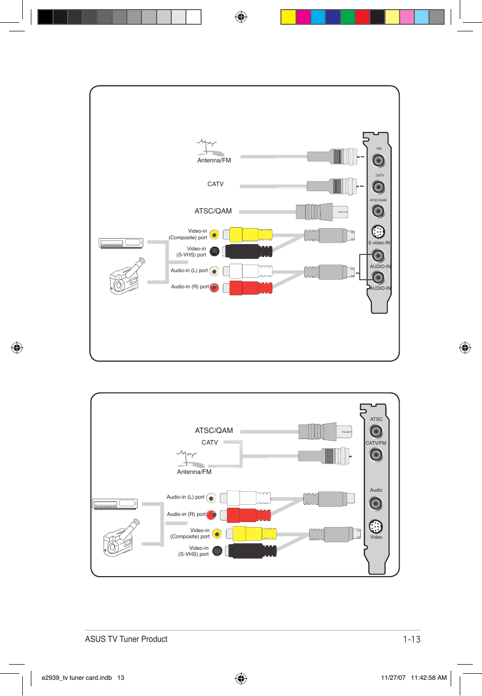 1 asus tv tuner product, Atsc/qam | Asus My Cinema-U3100Mini/DVBT User Manual | Page 21 / 49