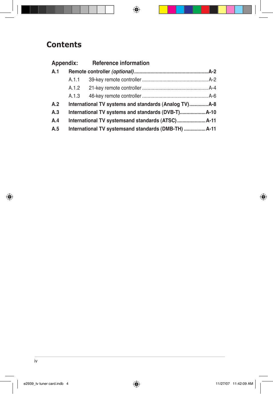 Asus My Cinema-U3100Mini/DVBT User Manual | Page 4 / 49