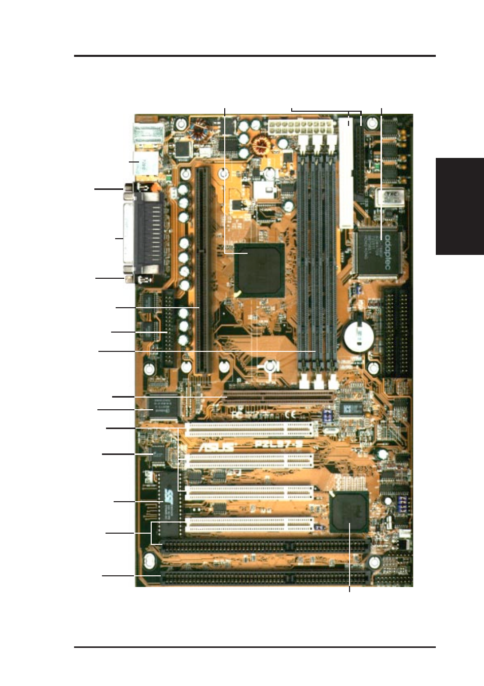 Ii. features, The asus p2l97-s motherboard, Asus p2l97-s user’s manual 9 | Ii. fea tures (motherboard parts) | Asus P2L97-S User Manual | Page 9 / 68