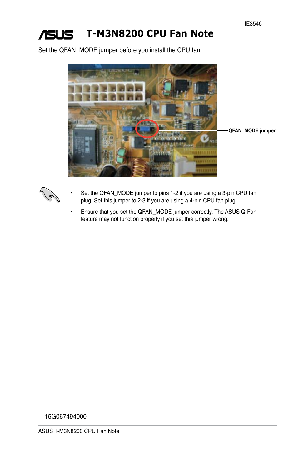 Asus T4-M3N8200 User Manual | 1 page