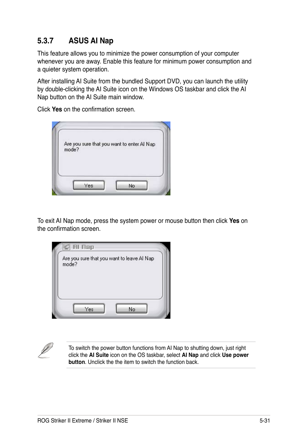 7 asus ai nap, Asus ai nap -31 | Asus Striker II Extreme User Manual | Page 157 / 196