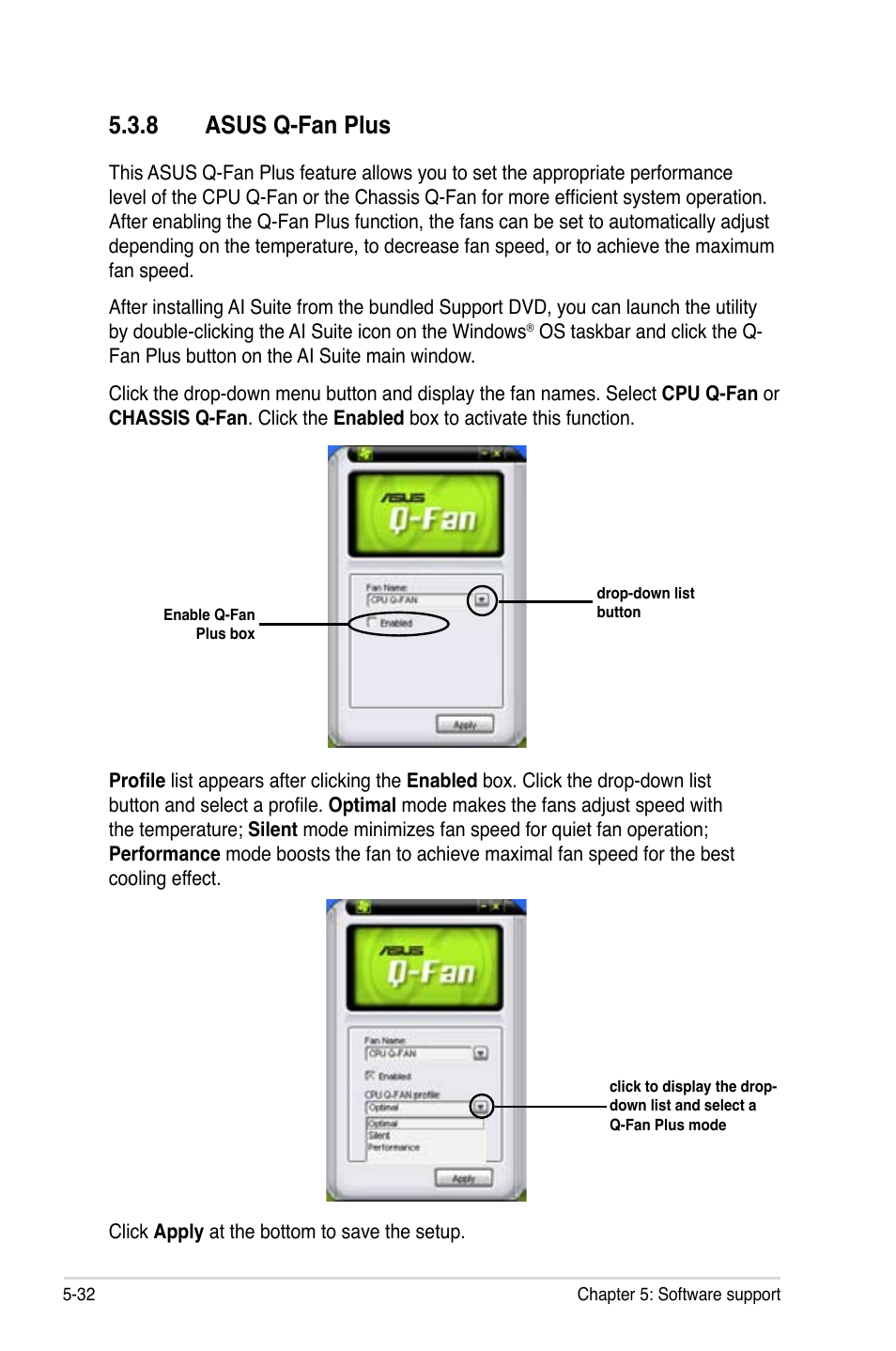 8 asus q-fan plus, Asus q-fan plus -32 | Asus Striker II Extreme User Manual | Page 158 / 196