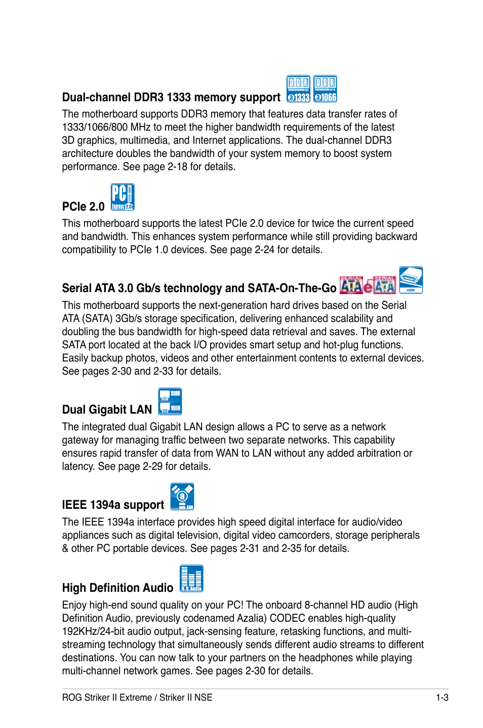 Asus Striker II Extreme User Manual | Page 19 / 196