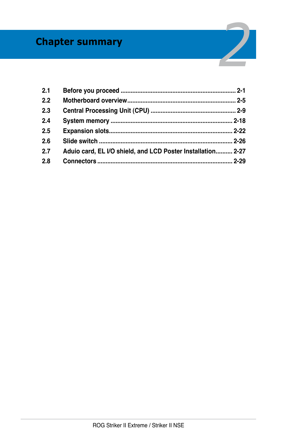 Asus Striker II Extreme User Manual | Page 26 / 196