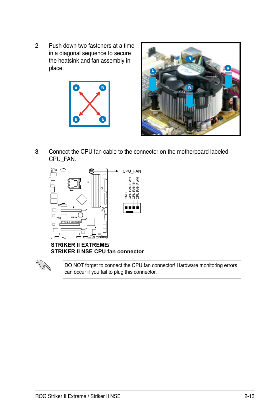 Rog striker ii extreme / striker ii nse 2-13 | Asus Striker II Extreme User Manual | Page 39 / 196