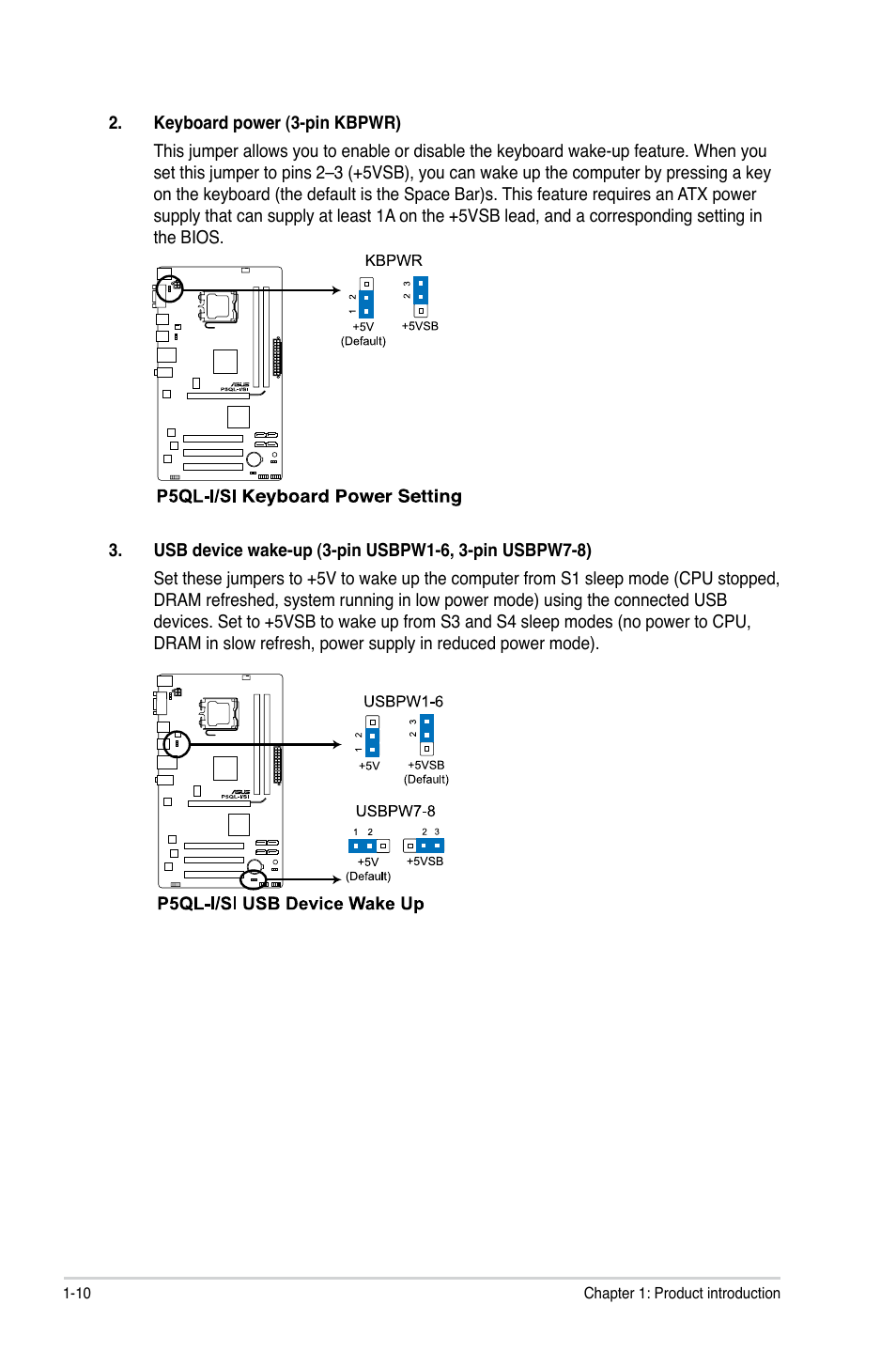 Asus P5QL-I/SI User Manual | Page 19 / 40