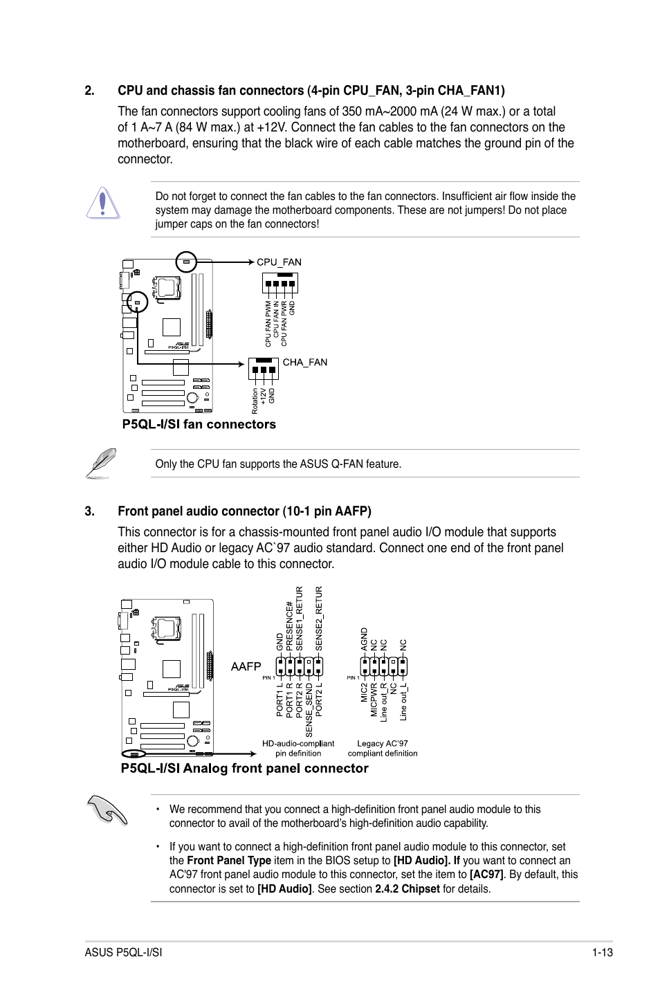 Asus P5QL-I/SI User Manual | Page 22 / 40