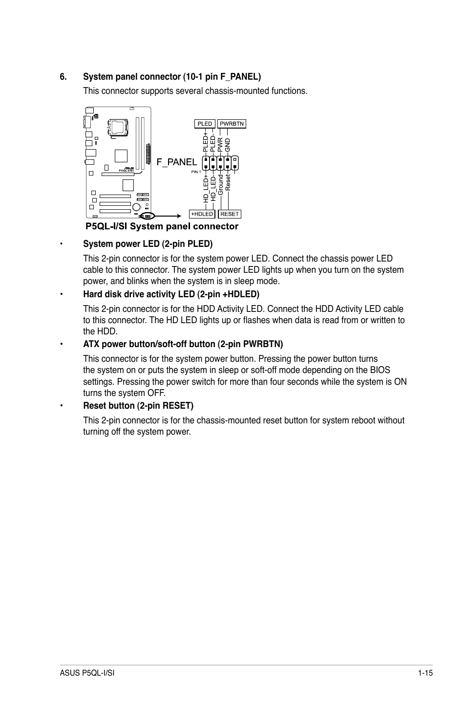 Asus P5QL-I/SI User Manual | Page 24 / 40