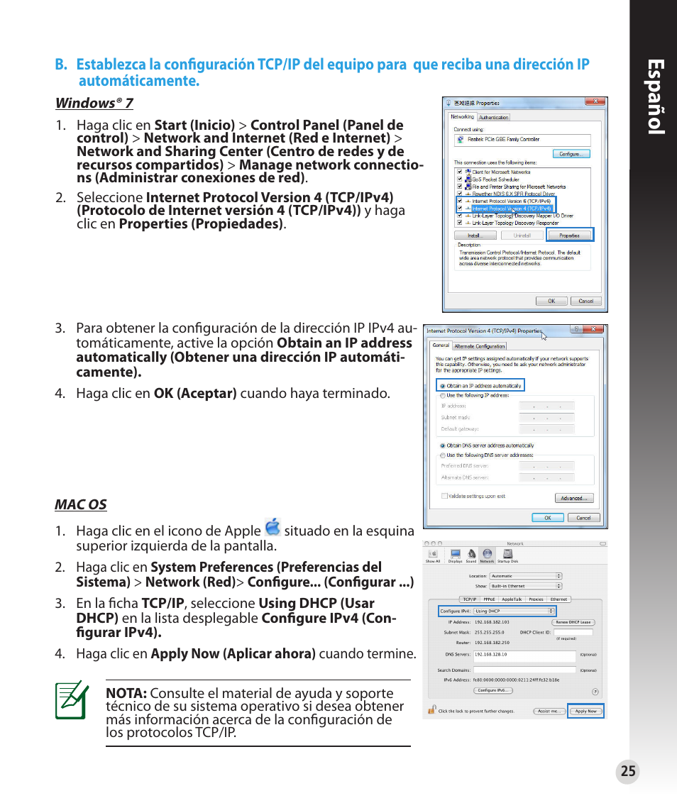 Español | Asus RT-N53 User Manual | Page 25 / 59