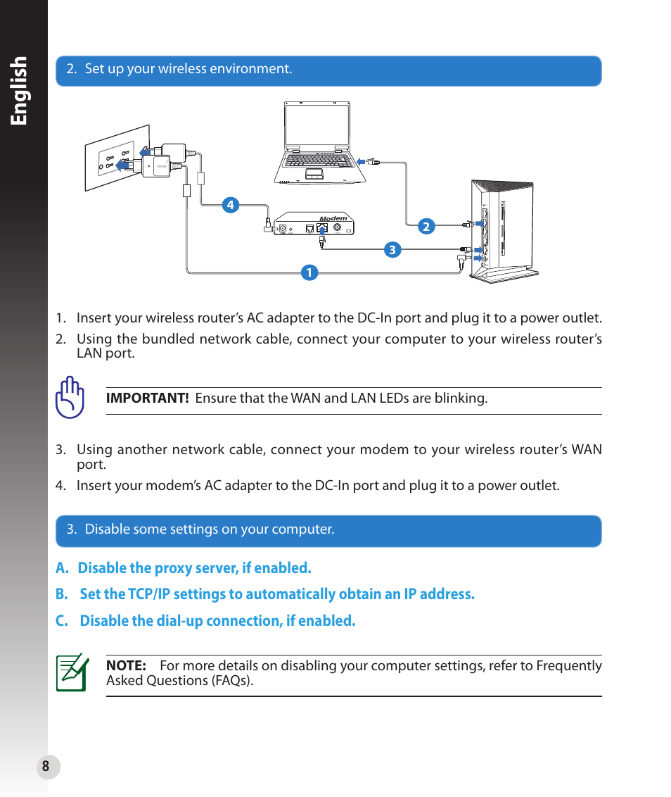 English | Asus RT-N53 User Manual | Page 8 / 59