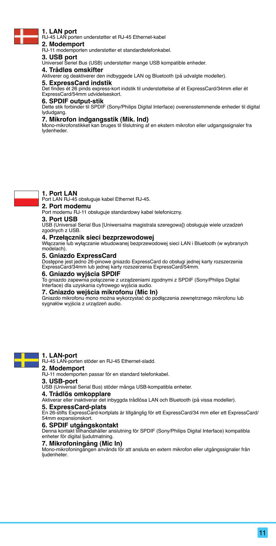 Asus X61Z User Manual | Page 11 / 21