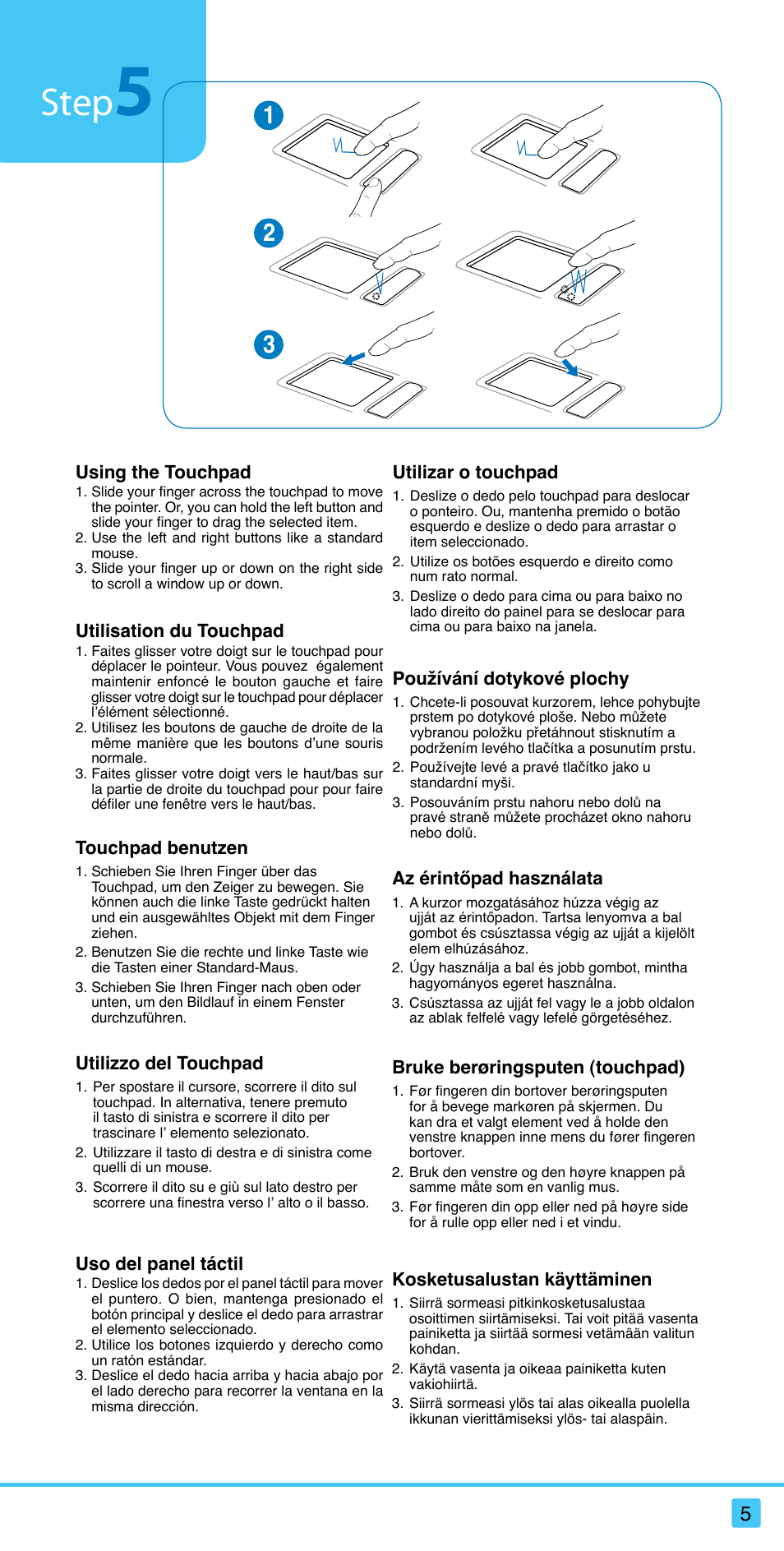 Step | Asus X61Z User Manual | Page 5 / 21