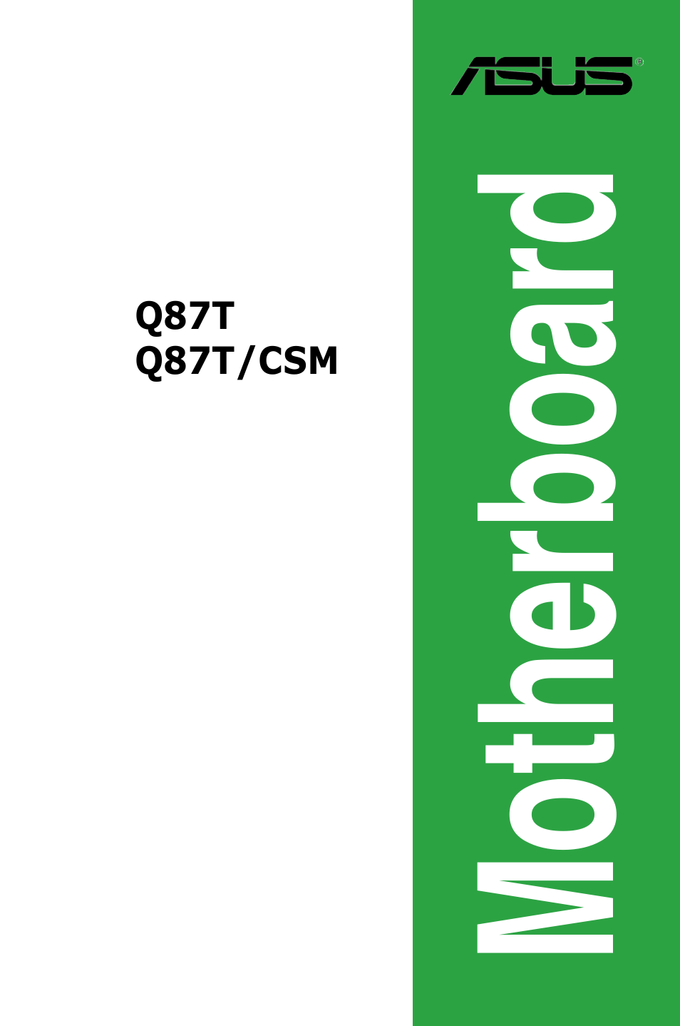 Asus Q87T User Manual | 84 pages