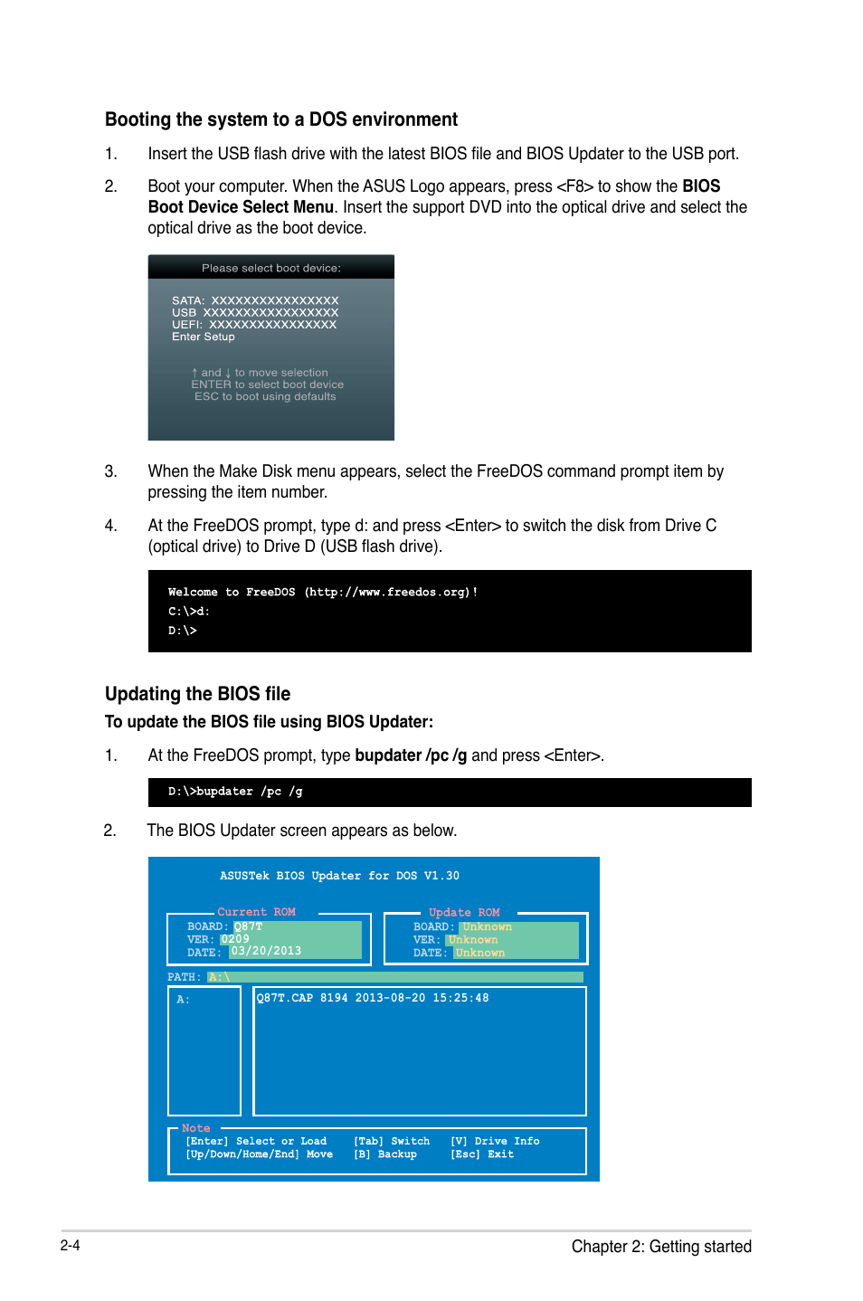 Asus Q87T User Manual | Page 36 / 84