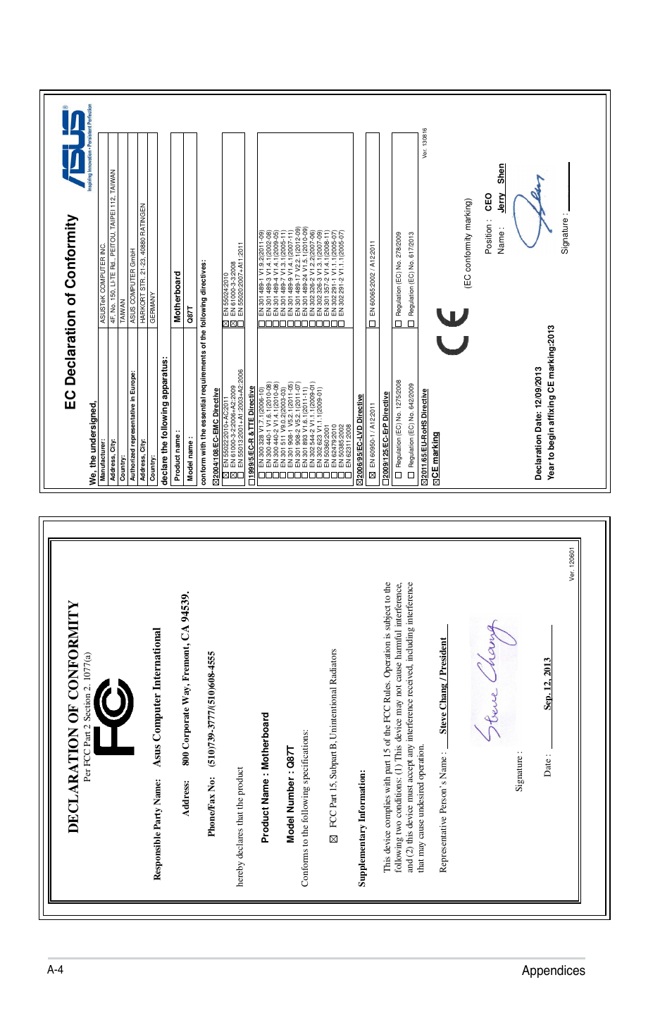 Asus Q87T User Manual | Page 84 / 84