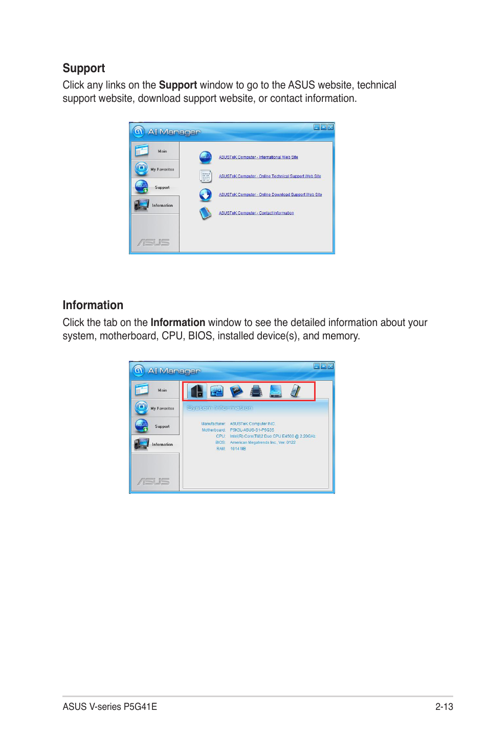 Asus V7-P5G41E User Manual | Page 33 / 82