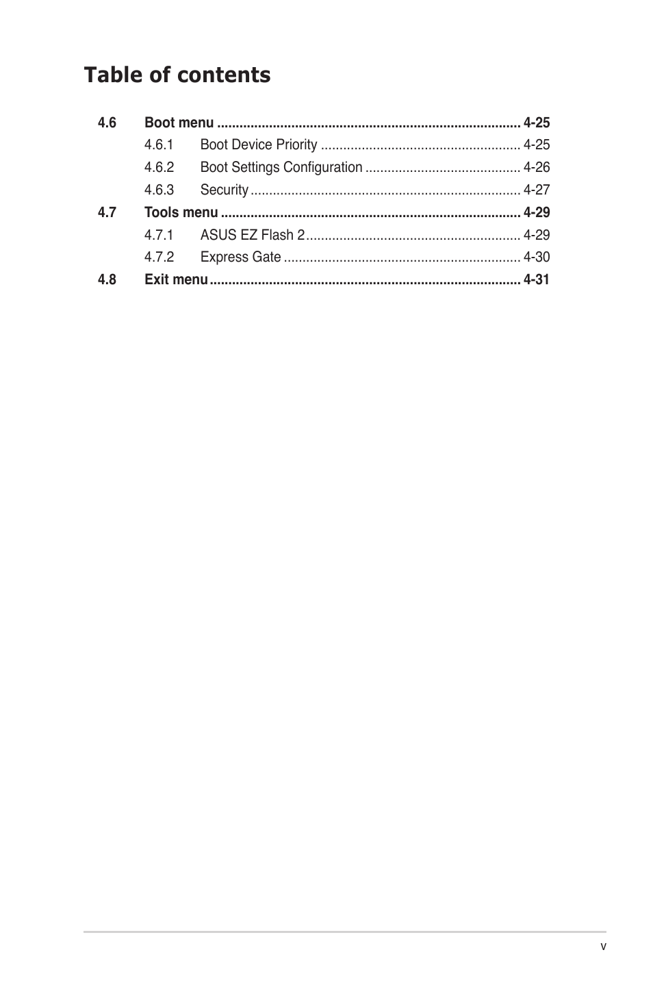 Asus V7-P5G41E User Manual | Page 5 / 82