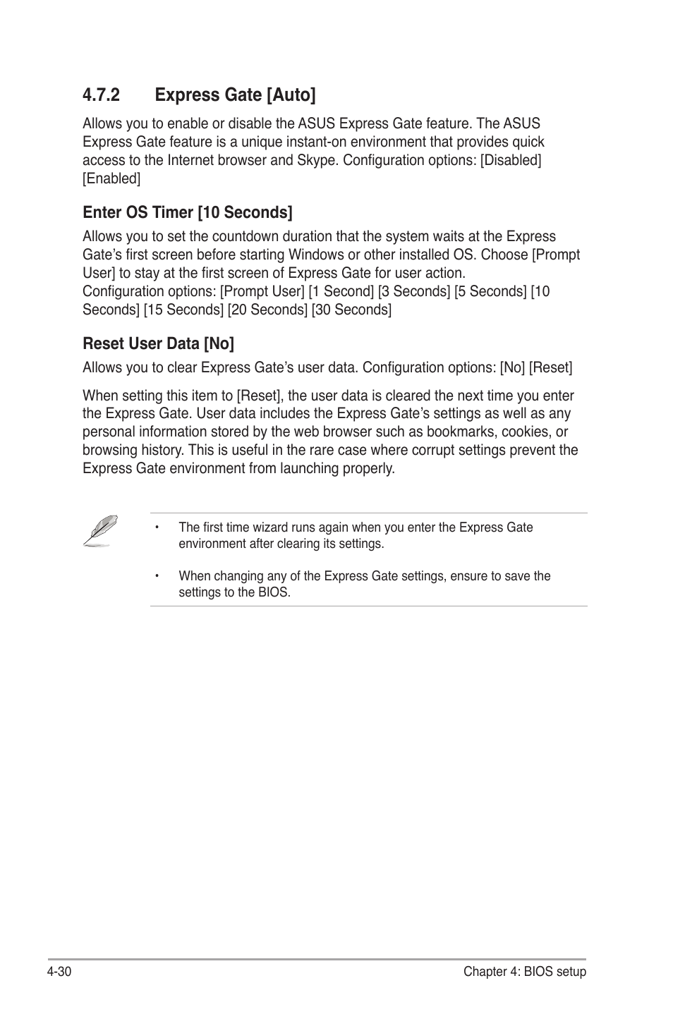 2 express gate [auto, Express gate -30, Express.gate.[auto | Asus V7-P5G41E User Manual | Page 80 / 82