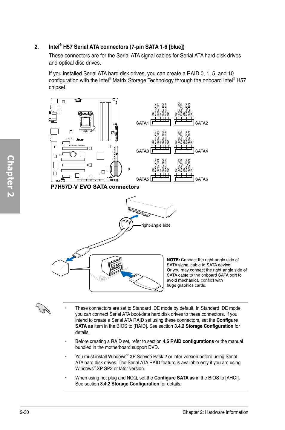 Chapter 2 | Asus P7H57D-V EVO User Manual | Page 48 / 128