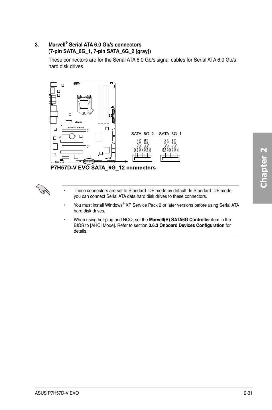 Chapter 2 | Asus P7H57D-V EVO User Manual | Page 49 / 128