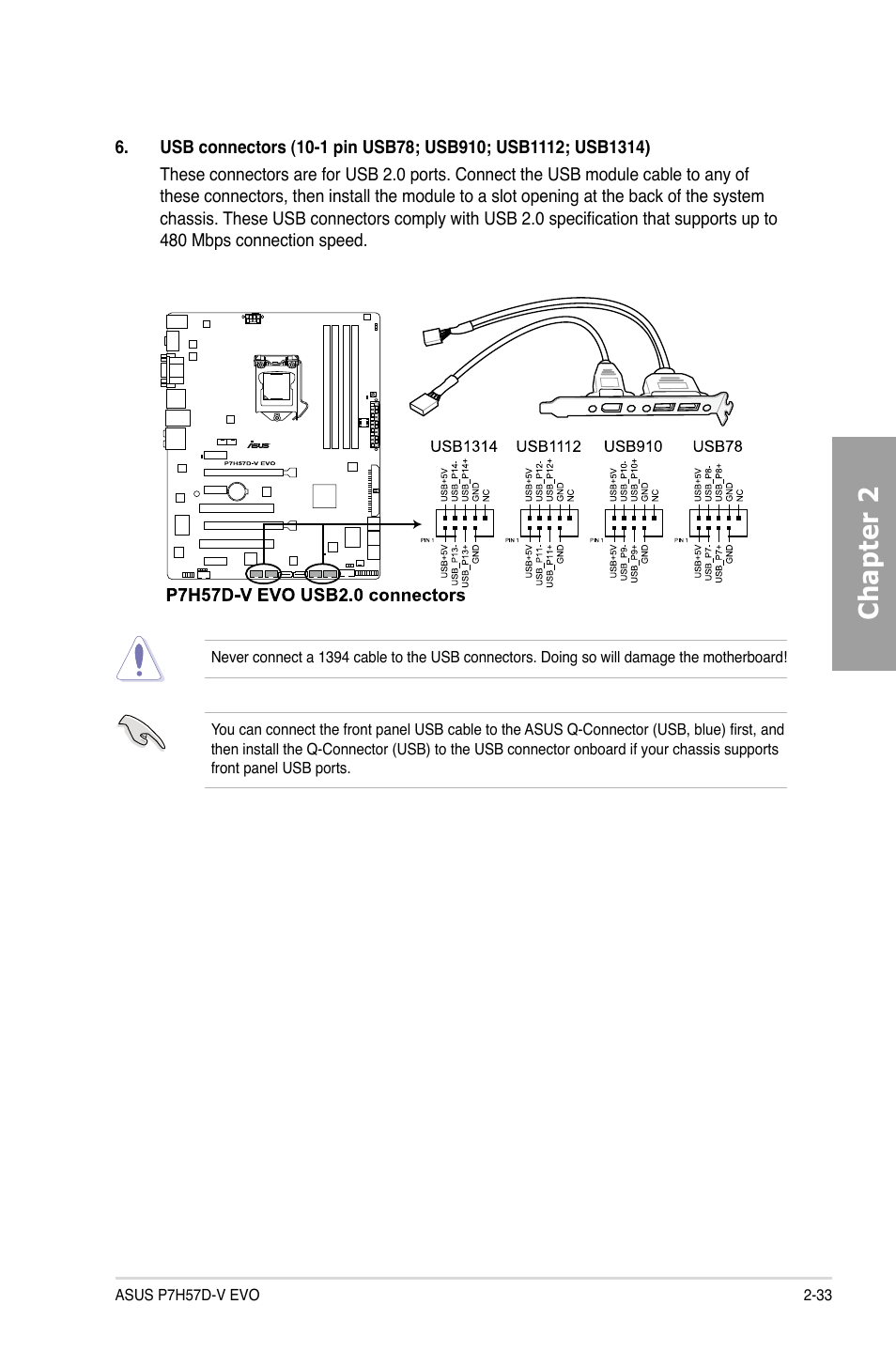 Chapter 2 | Asus P7H57D-V EVO User Manual | Page 51 / 128