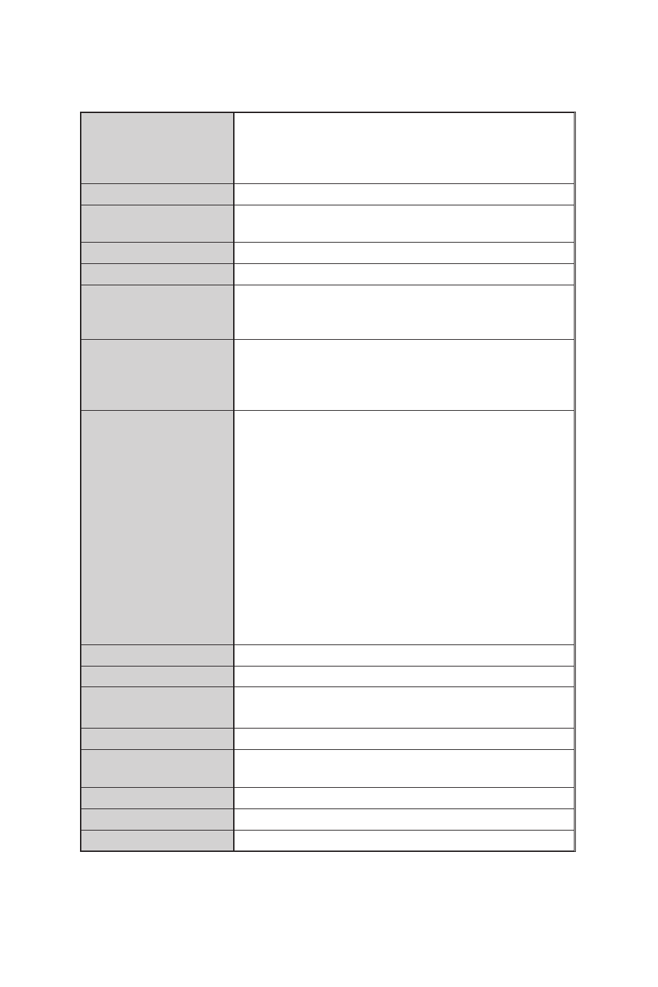 技術的仕様 一覧 | Asus GigaX1016 User Manual | Page 61 / 67