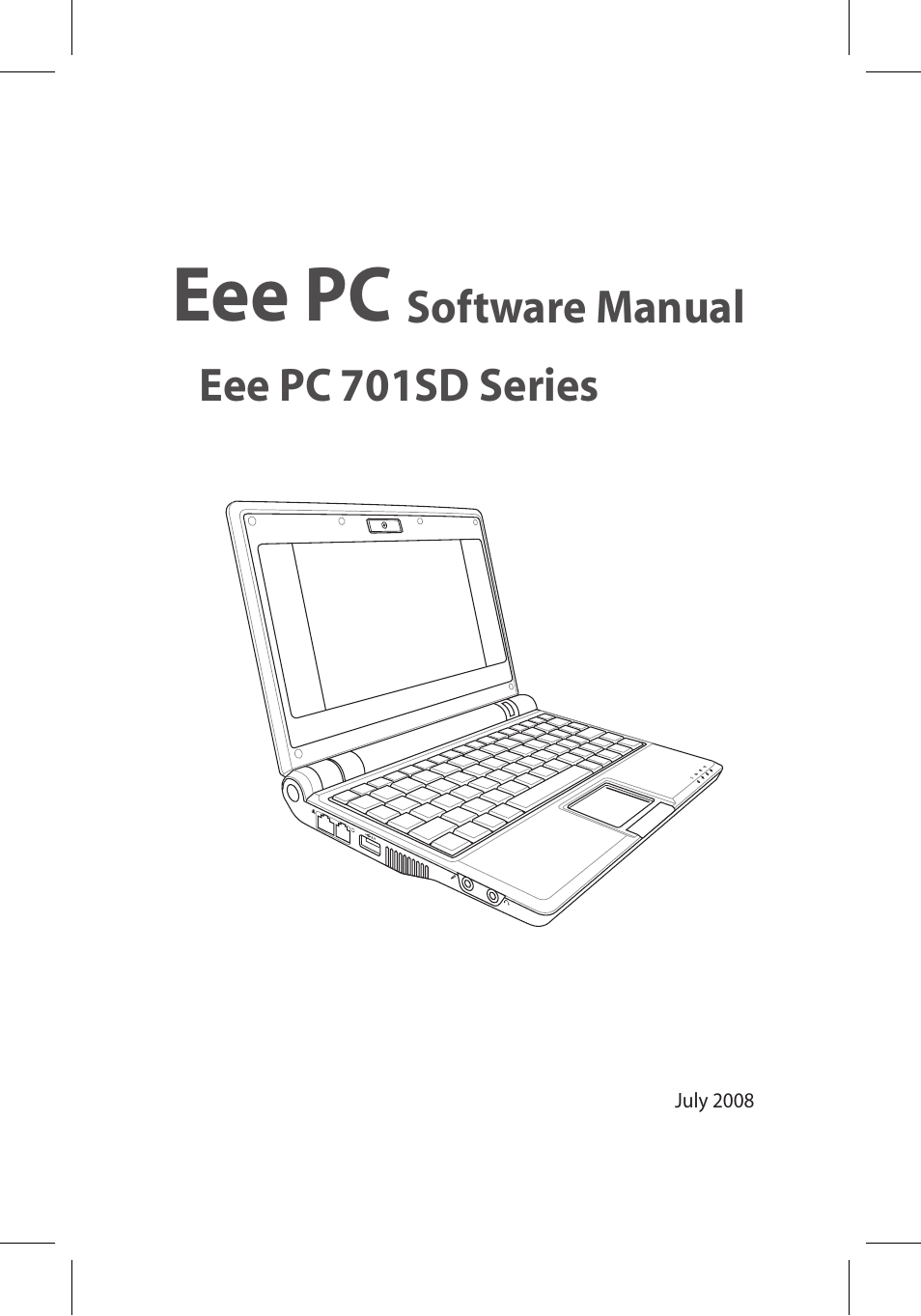 Asus Eee PC 701SD/Linux User Manual | 92 pages