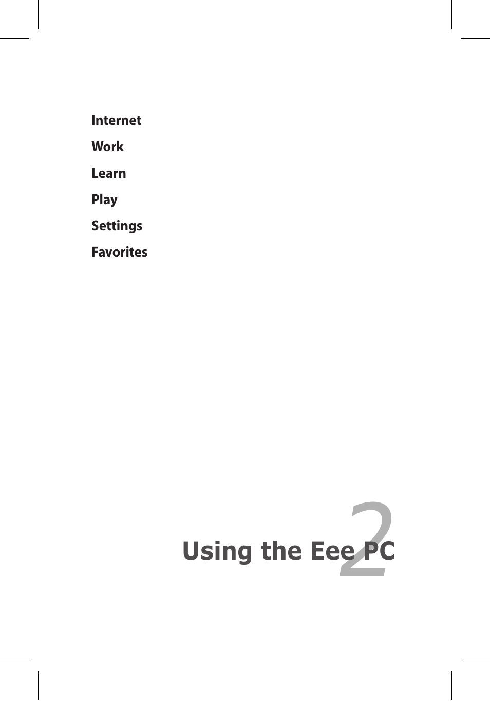 Asus Eee PC 701SD/Linux User Manual | Page 11 / 92