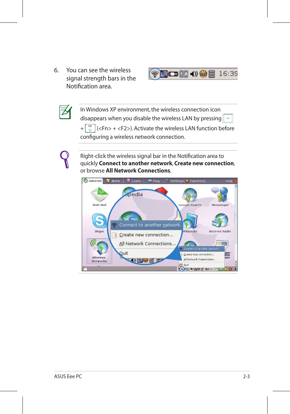 Asus Eee PC 701SD/Linux User Manual | Page 13 / 92