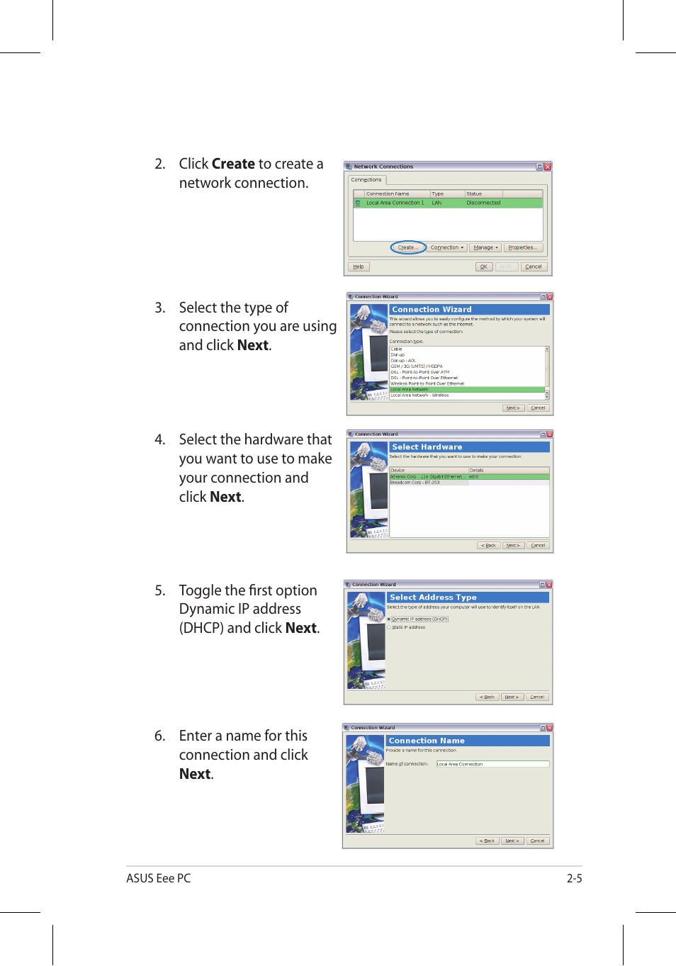 Asus Eee PC 701SD/Linux User Manual | Page 15 / 92