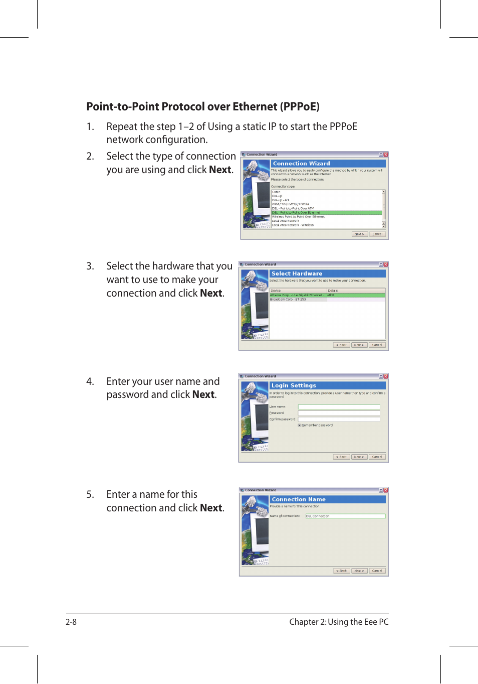 Asus Eee PC 701SD/Linux User Manual | Page 18 / 92