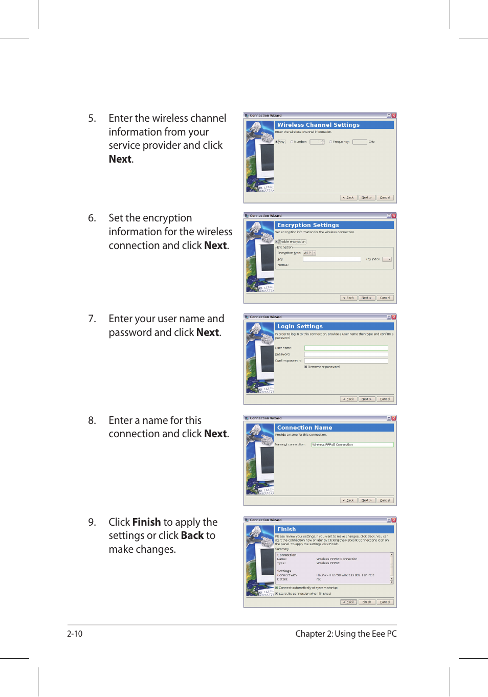 Asus Eee PC 701SD/Linux User Manual | Page 20 / 92