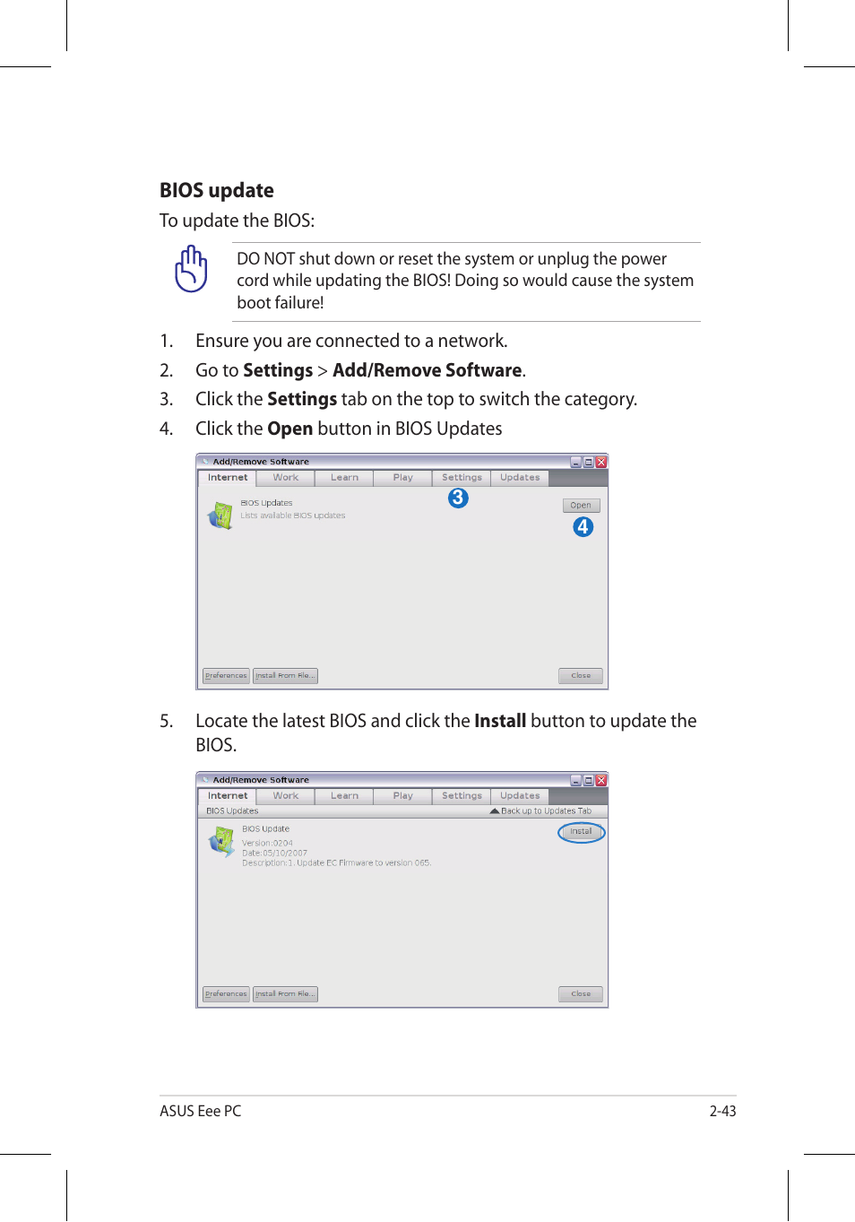 Asus Eee PC 701SD/Linux User Manual | Page 53 / 92