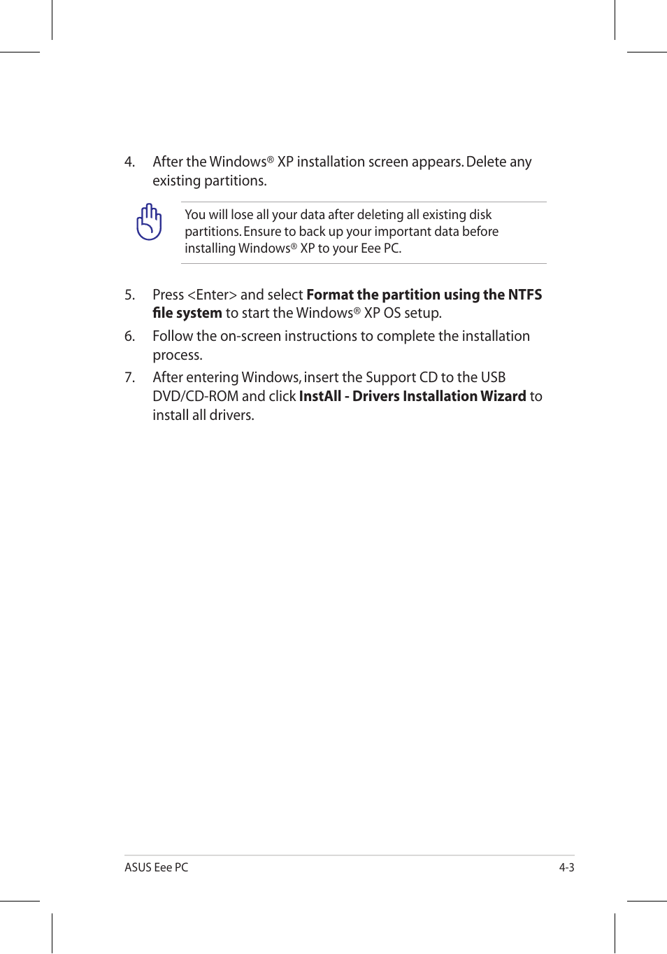 Asus Eee PC 701SD/Linux User Manual | Page 73 / 92