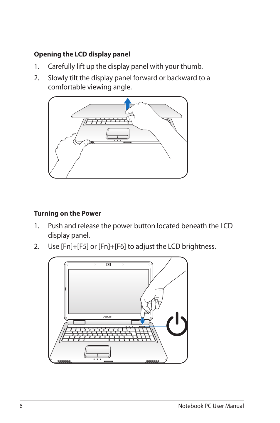 Asus X5DIN User Manual | Page 6 / 24