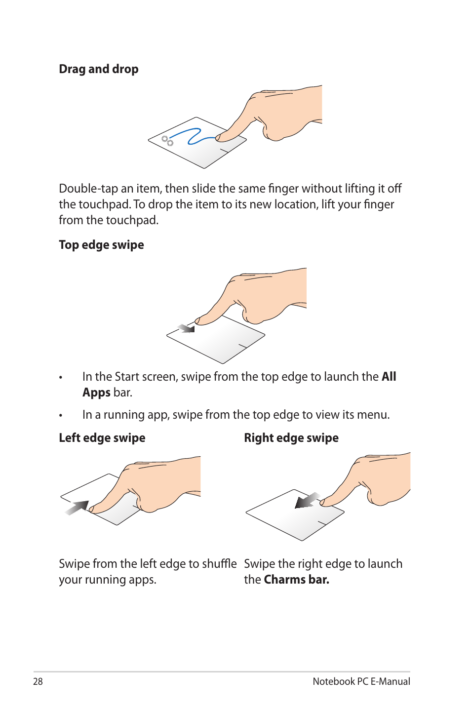 Asus X502CA User Manual | Page 28 / 104