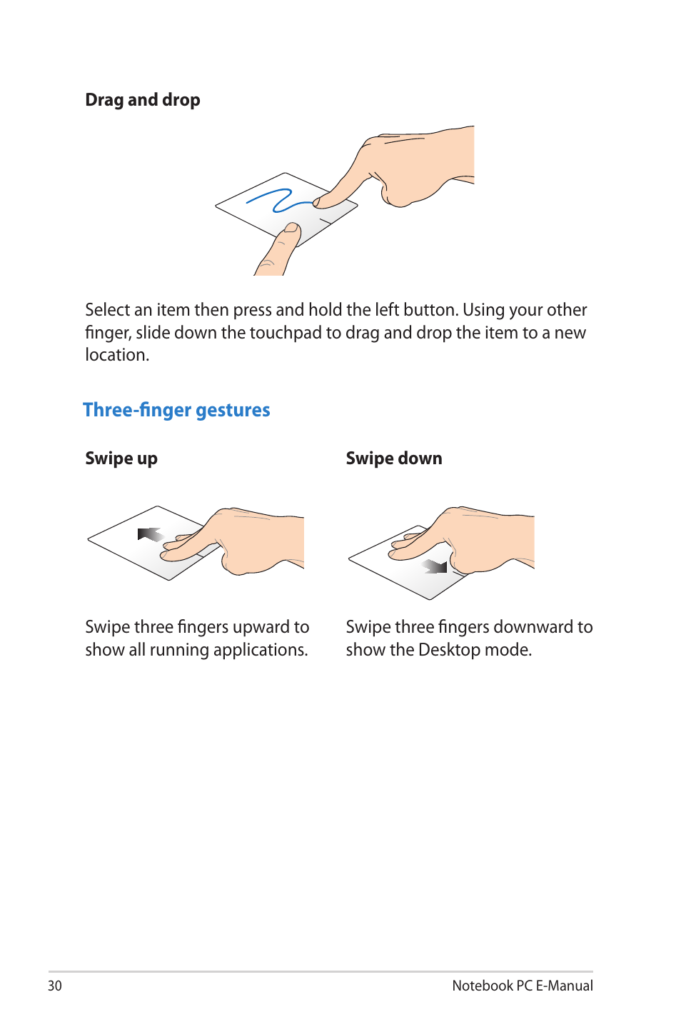 Asus X502CA User Manual | Page 30 / 104