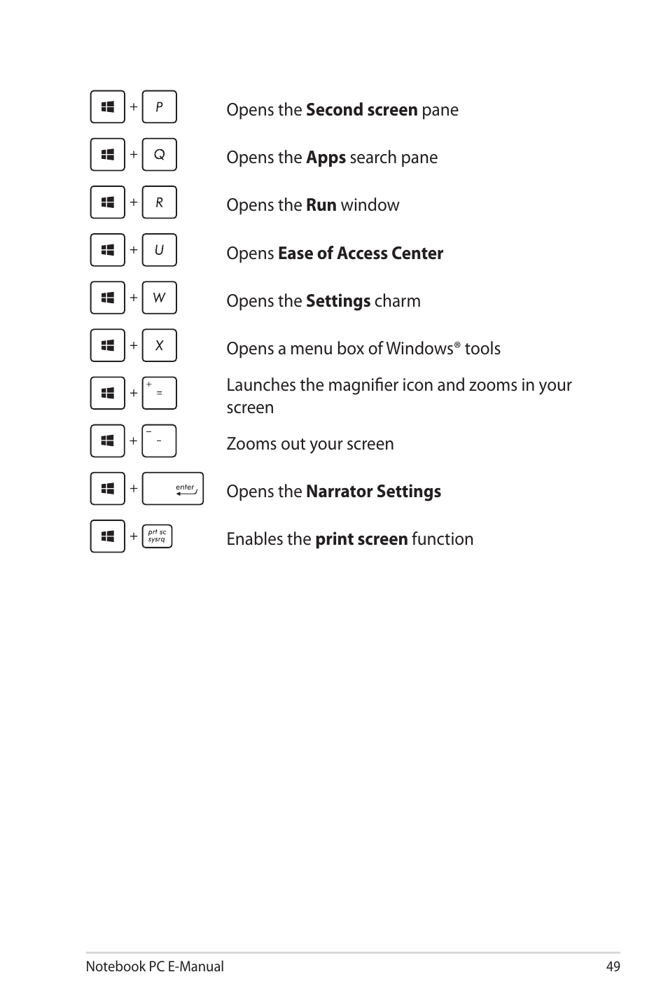 Asus X502CA User Manual | Page 49 / 104