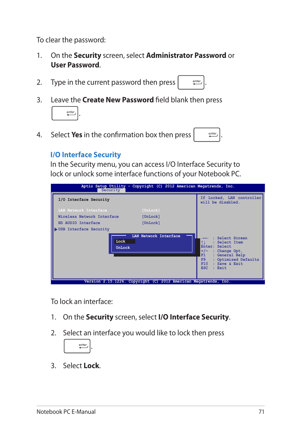 Asus X502CA User Manual | Page 71 / 104