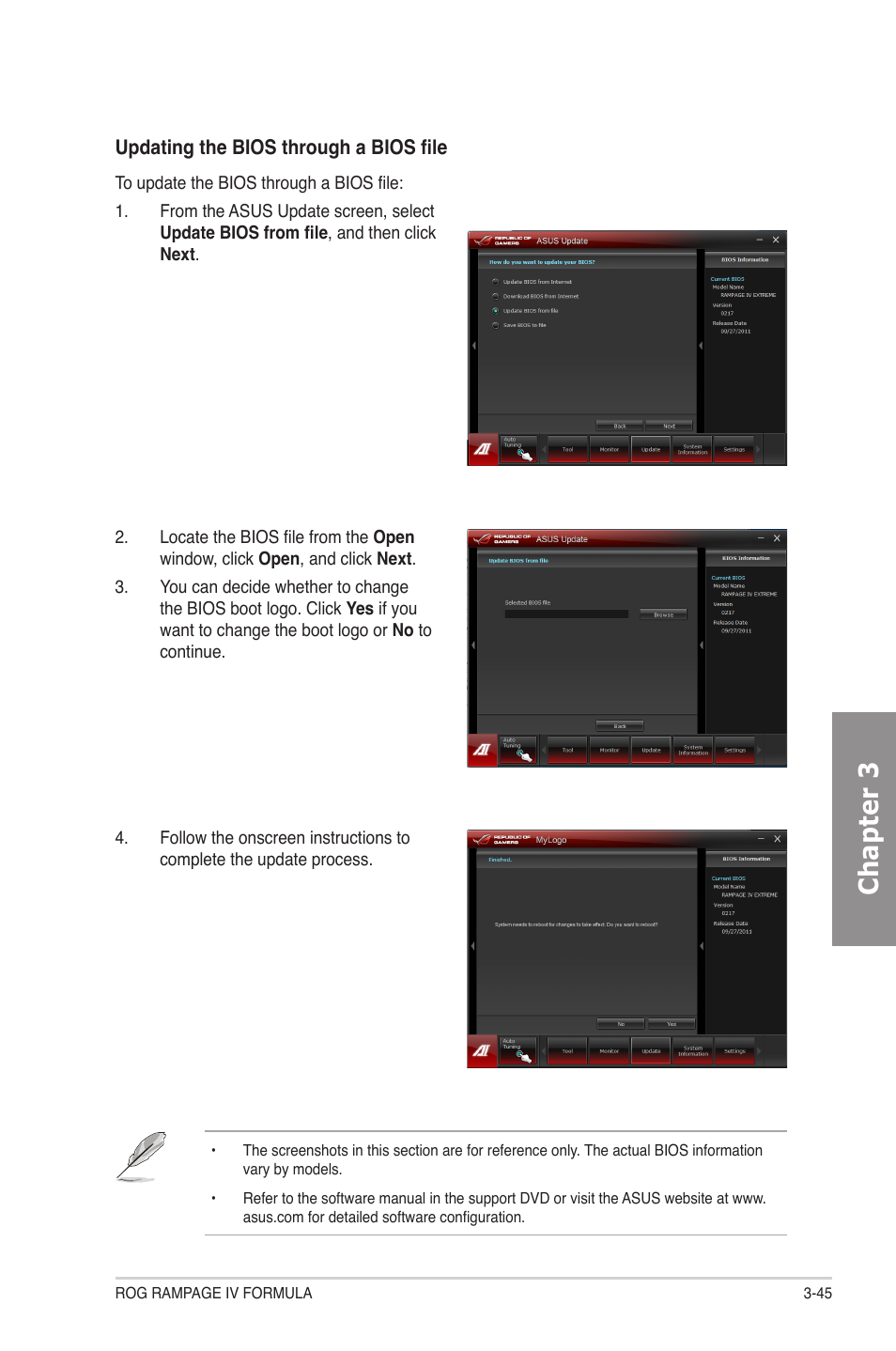 Chapter 3 | Asus Rampage IV Formula User Manual | Page 123 / 174