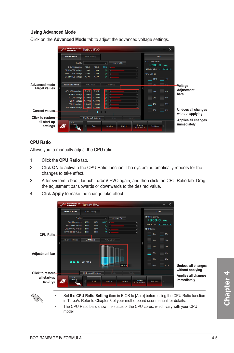 Chapter 4 | Asus Rampage IV Formula User Manual | Page 135 / 174