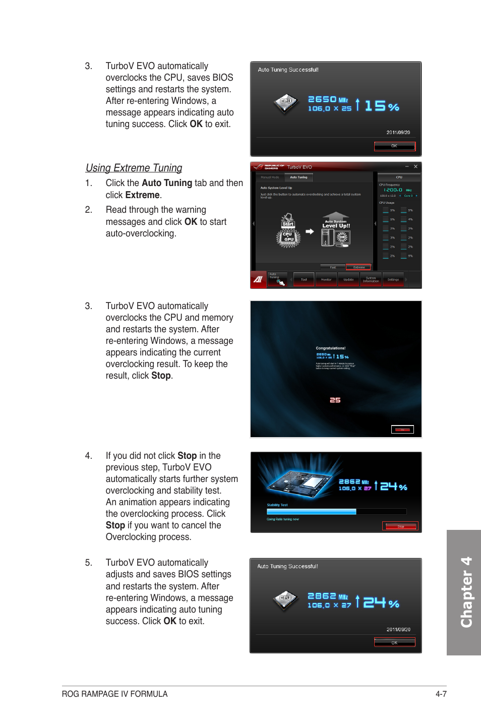 Chapter 4 | Asus Rampage IV Formula User Manual | Page 137 / 174