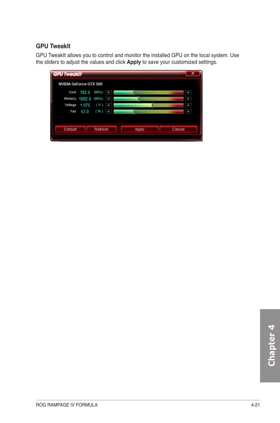 Chapter 4 | Asus Rampage IV Formula User Manual | Page 151 / 174