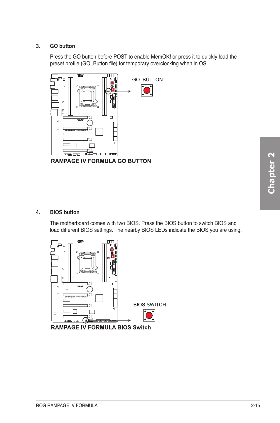 Chapter 2 | Asus Rampage IV Formula User Manual | Page 39 / 174
