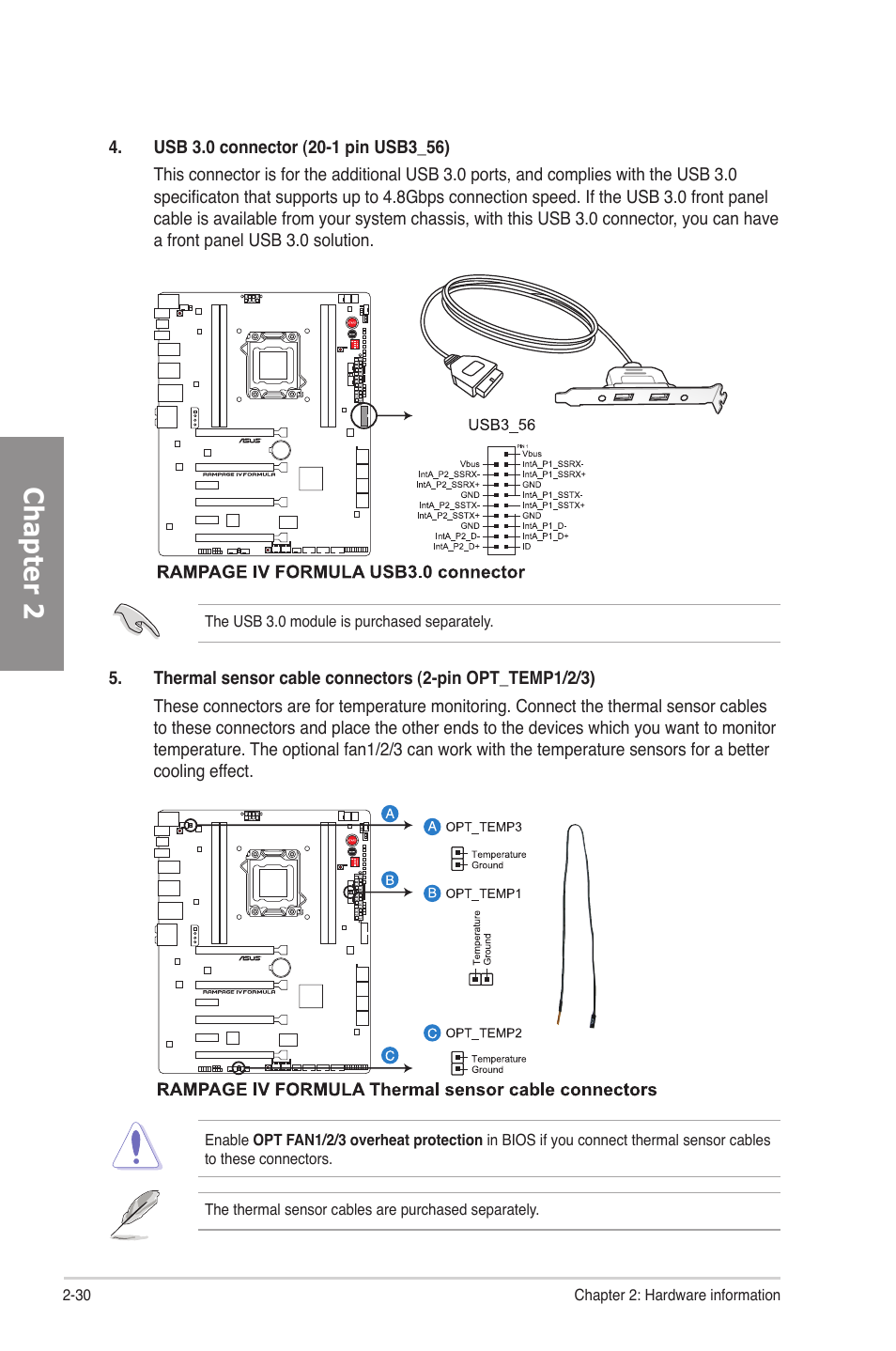 Chapter 2 | Asus Rampage IV Formula User Manual | Page 54 / 174