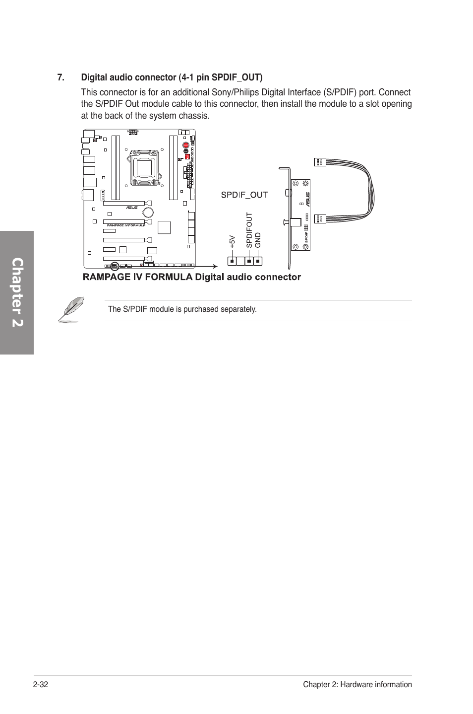 Chapter 2 | Asus Rampage IV Formula User Manual | Page 56 / 174