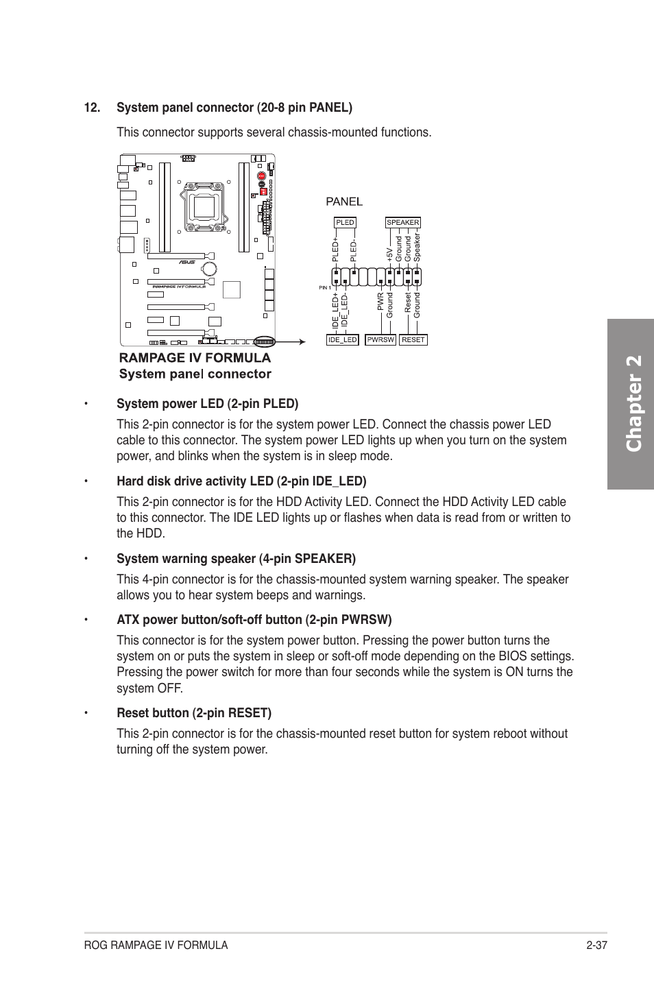 Chapter 2 | Asus Rampage IV Formula User Manual | Page 61 / 174