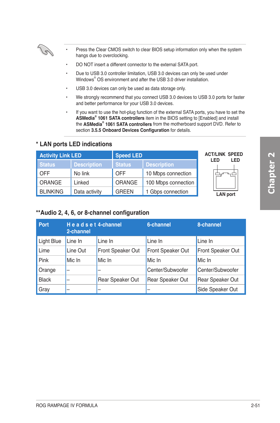 Chapter 2 | Asus Rampage IV Formula User Manual | Page 75 / 174