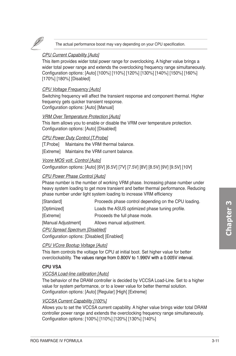 Chapter 3 | Asus Rampage IV Formula User Manual | Page 89 / 174